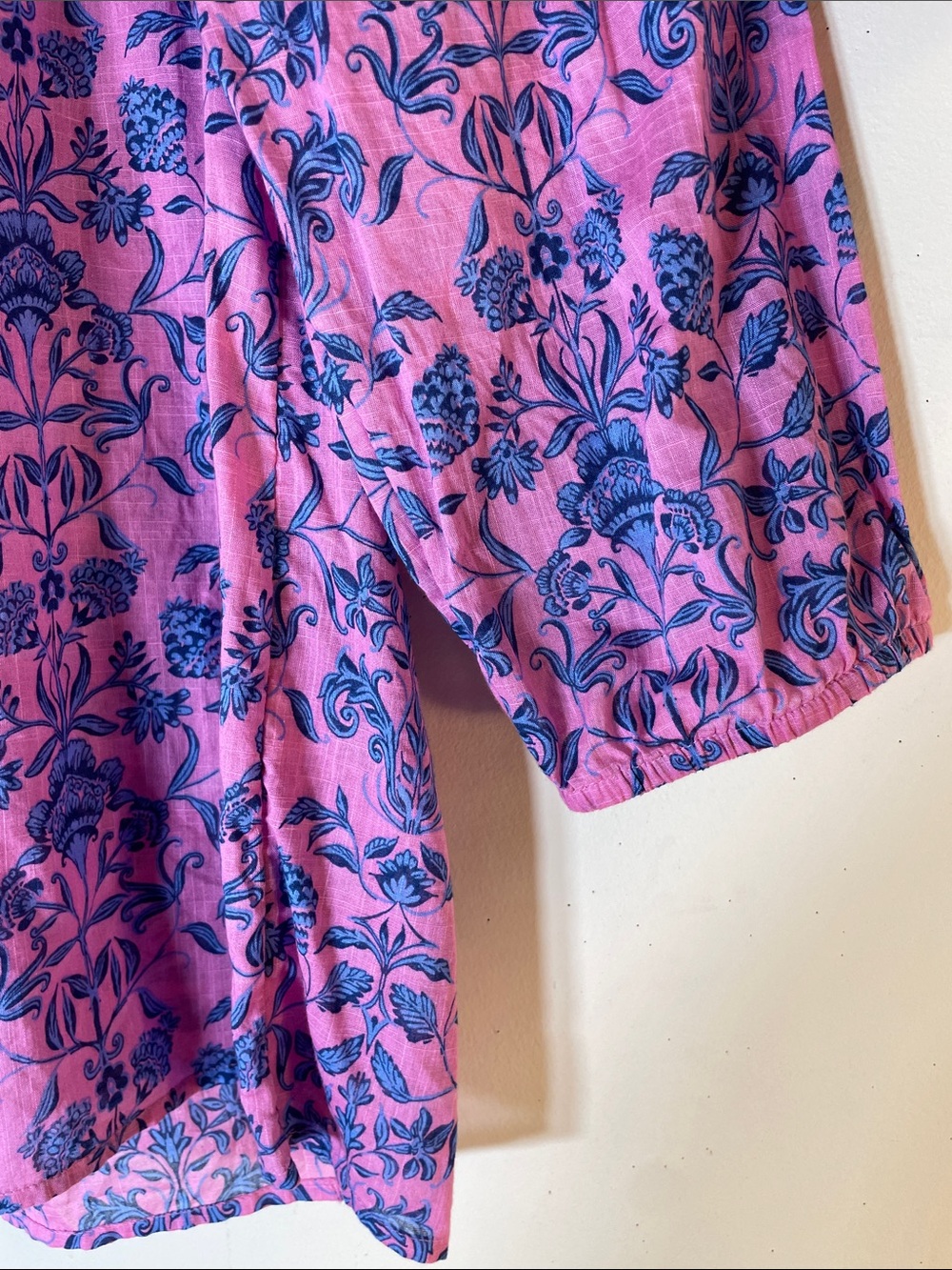 NEW! J. Jill Smocked Floral Top. Small. - Picture 6 of 11